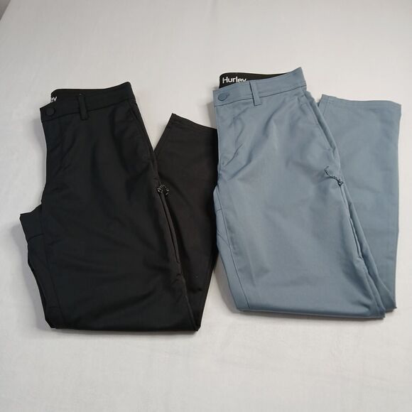 HURLEY Pants Men's 32x32 Jet Set Tech Pants Stretch Lot of 2 Moisture Wicking - Picture 1 of 16